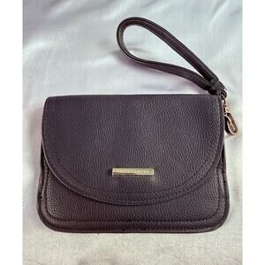 Vince Camuto Black Wristlet Bag Belt Fanny Pack Travel Strap